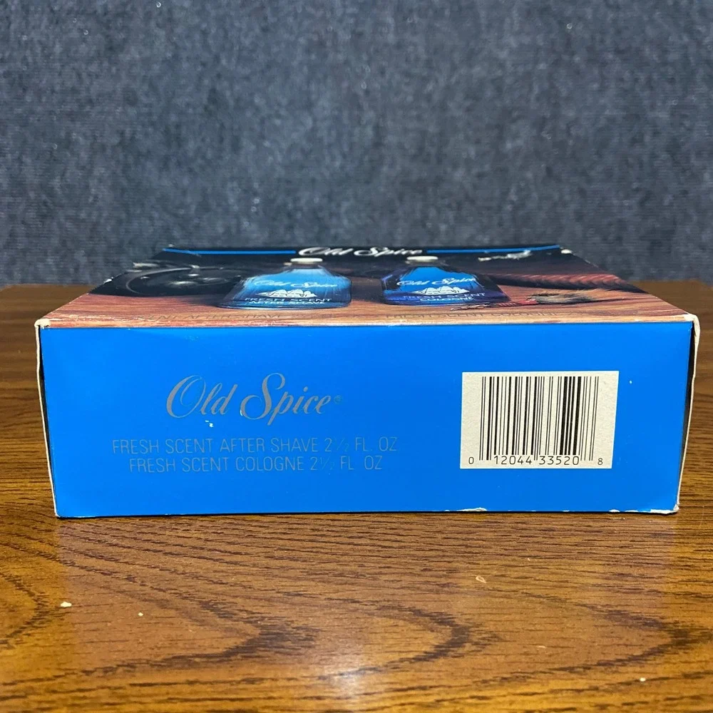 Vintage 1989 Old Spice Fresh Scent After Shave Cologne Gift Set 5 oz total NOS